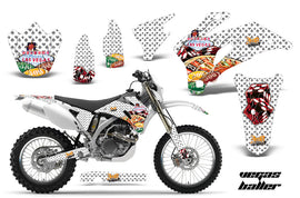 Dirt Bike Graphics Kit Decal Wrap For Yamaha WR250F 2007-2014 WR450F 2007-2011 VEGAS WHITE-atv motorcycle utv parts accessories gear helmets jackets gloves pantsAll Terrain Depot
