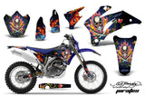 Dirt Bike Graphics Kit Decal Wrap For Yamaha WR250F 2007-2014 WR450F 2007-2011 EDHP BLUE