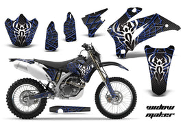 Dirt Bike Graphics Kit Decal Wrap For Yamaha WR250F 2007-2014 WR450F 2007-2011 WIDOW BLUE BLACK-atv motorcycle utv parts accessories gear helmets jackets gloves pantsAll Terrain Depot