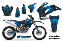 Load image into Gallery viewer, Dirt Bike Graphics Kit Decal Wrap For Yamaha WR250F 2007-2014 WR450F 2007-2011 ZOMBIE BLUE-atv motorcycle utv parts accessories gear helmets jackets gloves pantsAll Terrain Depot