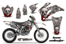 Load image into Gallery viewer, Graphics Kit Decal Wrap + # Plates For Yamaha WR250F 2007-2014 WR450F 2007-2011 BONES SILVER-atv motorcycle utv parts accessories gear helmets jackets gloves pantsAll Terrain Depot