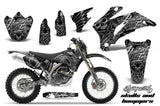 Graphics Kit Decal Wrap + # Plates For Yamaha WR250F 2007-2014 WR450F 2007-2011 HISH SILVER