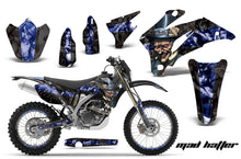 Load image into Gallery viewer, Graphics Kit Decal Wrap + # Plates For Yamaha WR250F 2007-2014 WR450F 2007-2011 HATTER BLACK BLUE-atv motorcycle utv parts accessories gear helmets jackets gloves pantsAll Terrain Depot