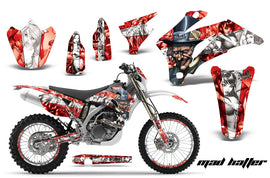 Graphics Kit Decal Wrap + # Plates For Yamaha WR250F 2007-2014 WR450F 2007-2011 HATTER WHITE RED-atv motorcycle utv parts accessories gear helmets jackets gloves pantsAll Terrain Depot