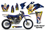 Graphics Kit Decal Wrap + # Plates For Yamaha WR250F 2007-2014 WR450F 2007-2011 MOTO MANDY BLUE