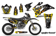 Load image into Gallery viewer, Graphics Kit Decal Wrap + # Plates For Yamaha WR250F 2007-2014 WR450F 2007-2011 MOTORHEAD BLACK-atv motorcycle utv parts accessories gear helmets jackets gloves pantsAll Terrain Depot