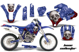 Dirt Bike Graphics Kit Decal Wrap For Yamaha WR 250F/400F/426F 1998-2002 BONES BLUE-atv motorcycle utv parts accessories gear helmets jackets gloves pantsAll Terrain Depot
