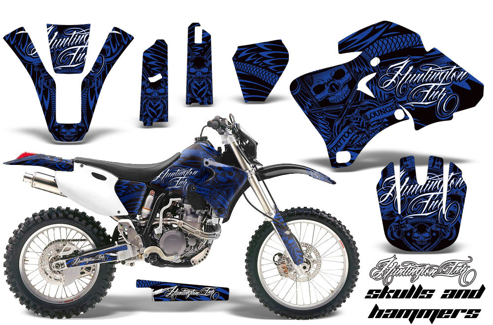 Dirt Bike Graphics Kit Decal Wrap For Yamaha WR 250F/400F/426F 1998-2002 HISH BLUE-atv motorcycle utv parts accessories gear helmets jackets gloves pantsAll Terrain Depot