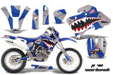 Dirt Bike Graphics Kit Decal Wrap For Yamaha WR 250F/400F/426F 1998-2002 WARHAWK BLUE
