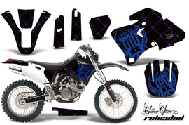 Dirt Bike Graphics Kit Decal Wrap For Yamaha WR 250F/400F/426F 1998-2002 RELOADED BLUE BLACK-atv motorcycle utv parts accessories gear helmets jackets gloves pantsAll Terrain Depot