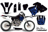 Dirt Bike Graphics Kit Decal Wrap For Yamaha WR 250F/400F/426F 1998-2002 RELOADED BLUE BLACK