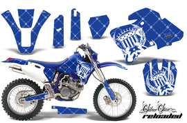 Dirt Bike Graphics Kit Decal Wrap For Yamaha WR 250F/400F/426F 1998-2002 RELOADED WHITE BLUE-atv motorcycle utv parts accessories gear helmets jackets gloves pantsAll Terrain Depot