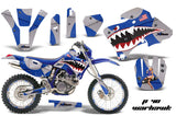 Graphics Kit Decal Wrap + # Plates For Yamaha WR 250F/400F/426F 1998-2002 WARHAWK BLUE