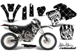 Graphics Kit Decal Wrap + # Plates For Yamaha WR 250F/400F/426F 1998-2002 RELOADED WHITE BLACK-atv motorcycle utv parts accessories gear helmets jackets gloves pantsAll Terrain Depot