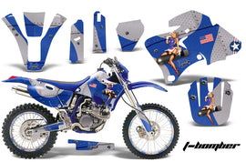Graphics Kit Decal Wrap + # Plates For Yamaha WR 250F/400F/426F 1998-2002 TBOMBER BLUE-atv motorcycle utv parts accessories gear helmets jackets gloves pantsAll Terrain Depot