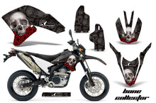 Load image into Gallery viewer, Dirt Bike Decal Graphics Kit Wrap For Yamaha WR250R WR250X 2007-2016 BONES BLACK-atv motorcycle utv parts accessories gear helmets jackets gloves pantsAll Terrain Depot