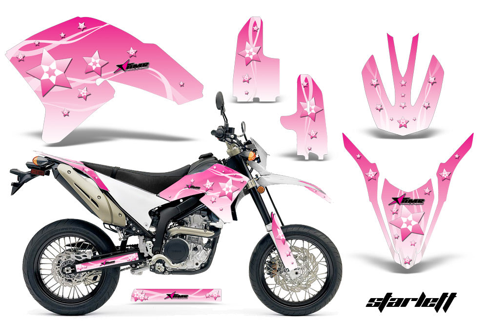 Dirt Bike Decal Graphics Kit Wrap For Yamaha WR250R WR250X 2007-2016 STARLETT PINK-atv motorcycle utv parts accessories gear helmets jackets gloves pantsAll Terrain Depot