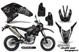 Dirt Bike Decal Graphics Kit Wrap For Yamaha WR250R WR250X 2007-2016 HISH SILVER
