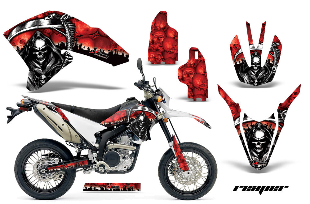 Dirt Bike Decal Graphics Kit Wrap For Yamaha WR250R WR250X 2007-2016 REAPER RED-atv motorcycle utv parts accessories gear helmets jackets gloves pantsAll Terrain Depot
