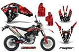 Dirt Bike Decal Graphics Kit Wrap For Yamaha WR250R WR250X 2007-2016 REAPER RED