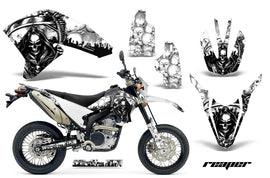 Dirt Bike Decal Graphics Kit Wrap For Yamaha WR250R WR250X 2007-2016 REAPER WHITE-atv motorcycle utv parts accessories gear helmets jackets gloves pantsAll Terrain Depot