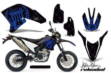 Load image into Gallery viewer, Dirt Bike Decal Graphics Kit Wrap For Yamaha WR250R WR250X 2007-2016 RELOADED BLUE BLACK-atv motorcycle utv parts accessories gear helmets jackets gloves pantsAll Terrain Depot