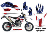 Dirt Bike Decal Graphics Kit Wrap For Yamaha WR250R WR250X 2007-2016 USA FLAG