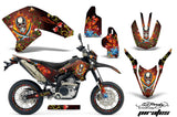 Graphics Kit Decals Sticker Wrap + # Plates For Yamaha WR250R WR250X 2007-2016 EDHP RED