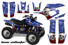 Load image into Gallery viewer, ATV Graphics Kit Quad Decal Wrap For Yamaha Warrior YFM350X 1987-2004 BONES BLUE-atv motorcycle utv parts accessories gear helmets jackets gloves pantsAll Terrain Depot