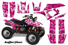 Load image into Gallery viewer, ATV Graphics Kit Quad Decal Wrap For Yamaha Warrior YFM350X 1987-2004 BUTTERFLIES WHITE PINK-atv motorcycle utv parts accessories gear helmets jackets gloves pantsAll Terrain Depot