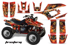 ATV Graphics Kit Quad Decal Wrap For Yamaha Warrior YFM350X 1987-2004 FIRESTORM RED-atv motorcycle utv parts accessories gear helmets jackets gloves pantsAll Terrain Depot