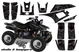 ATV Graphics Kit Quad Decal Wrap For Yamaha Warrior YFM350X 1987-2004 HISH SILVER-atv motorcycle utv parts accessories gear helmets jackets gloves pantsAll Terrain Depot
