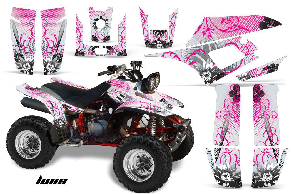 ATV Graphics Kit Quad Decal Wrap For Yamaha Warrior YFM350X 1987-2004 LUNA PINK-atv motorcycle utv parts accessories gear helmets jackets gloves pantsAll Terrain Depot