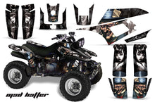 Load image into Gallery viewer, ATV Graphics Kit Quad Decal Wrap For Yamaha Warrior YFM350X 1987-2004 HATTER SILVER BLACK-atv motorcycle utv parts accessories gear helmets jackets gloves pantsAll Terrain Depot