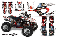 Load image into Gallery viewer, ATV Graphics Kit Quad Decal Wrap For Yamaha Warrior YFM350X 1987-2004 HATTER RED WHITE-atv motorcycle utv parts accessories gear helmets jackets gloves pantsAll Terrain Depot