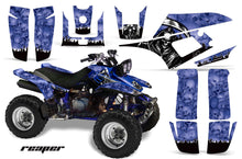 Load image into Gallery viewer, ATV Graphics Kit Quad Decal Wrap For Yamaha Warrior YFM350X 1987-2004 REAPER BLUE-atv motorcycle utv parts accessories gear helmets jackets gloves pantsAll Terrain Depot