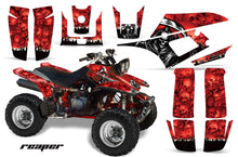 Load image into Gallery viewer, ATV Graphics Kit Quad Decal Wrap For Yamaha Warrior YFM350X 1987-2004 REAPER RED-atv motorcycle utv parts accessories gear helmets jackets gloves pantsAll Terrain Depot