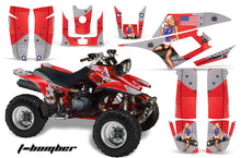 Load image into Gallery viewer, ATV Graphics Kit Quad Decal Wrap For Yamaha Warrior YFM350X 1987-2004 TBOMBER RED-atv motorcycle utv parts accessories gear helmets jackets gloves pantsAll Terrain Depot