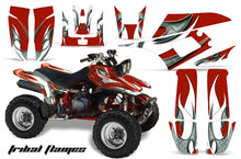 Load image into Gallery viewer, ATV Graphics Kit Quad Decal Wrap For Yamaha Warrior YFM350X 1987-2004 TRIBAL WHITE RED-atv motorcycle utv parts accessories gear helmets jackets gloves pantsAll Terrain Depot