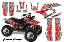 Load image into Gallery viewer, ATV Graphics Kit Quad Decal Wrap For Yamaha Warrior YFM350X 1987-2004 TRIBAL RED SILVER-atv motorcycle utv parts accessories gear helmets jackets gloves pantsAll Terrain Depot