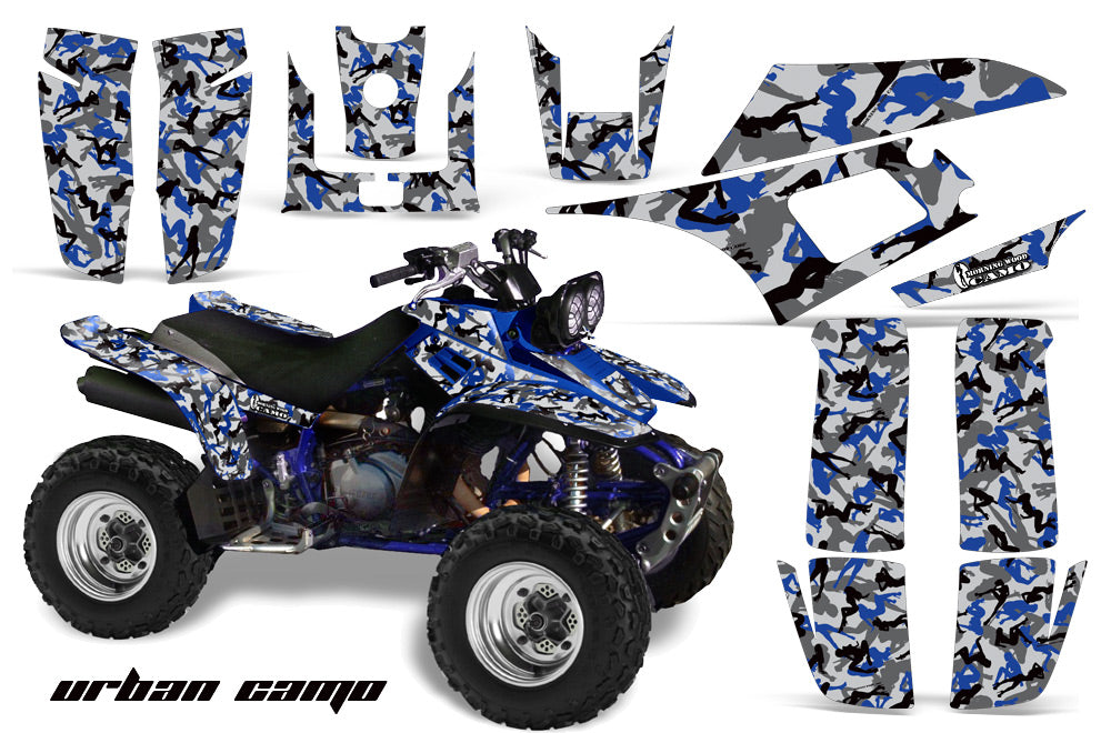 ATV Graphics Kit Quad Decal Wrap For Yamaha Warrior YFM350X 1987-2004 URBAN CAMO BLUE-atv motorcycle utv parts accessories gear helmets jackets gloves pantsAll Terrain Depot