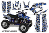 ATV Graphics Kit Quad Decal Wrap For Yamaha Warrior YFM350X 1987-2004 URBAN CAMO BLUE