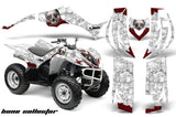 ATV Decal Graphic Kit Quad Sticker Wrap For Yamaha Wolverine 450 2006-2012 BONES WHITE