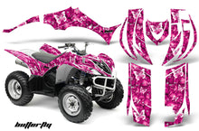 Load image into Gallery viewer, ATV Decal Graphic Kit Quad Sticker Wrap For Yamaha Wolverine 450 2006-2012 BUTTERFLIES WHITE PINK-atv motorcycle utv parts accessories gear helmets jackets gloves pantsAll Terrain Depot