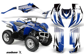 ATV Decal Graphic Kit Quad Sticker Wrap For Yamaha Wolverine 450 2006-2012 CARBONX BLUE-atv motorcycle utv parts accessories gear helmets jackets gloves pantsAll Terrain Depot