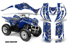 Load image into Gallery viewer, ATV Decal Graphic Kit Quad Sticker Wrap For Yamaha Wolverine 450 2006-2012 DOGFIGHT BLUE-atv motorcycle utv parts accessories gear helmets jackets gloves pantsAll Terrain Depot