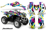 ATV Decal Graphic Kit Quad Sticker Wrap For Yamaha Wolverine 450 2006-2012 FLASHBACK