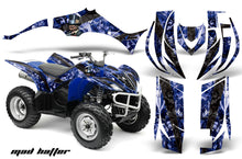 Load image into Gallery viewer, ATV Decal Graphic Kit Quad Sticker Wrap For Yamaha Wolverine 450 2006-2012 HATTER BLUE BLACK-atv motorcycle utv parts accessories gear helmets jackets gloves pantsAll Terrain Depot
