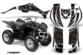 ATV Decal Graphic Kit Quad Sticker Wrap For Yamaha Wolverine 450 2006-2012 REAPER BLACK-atv motorcycle utv parts accessories gear helmets jackets gloves pantsAll Terrain Depot