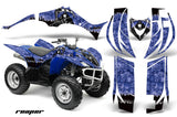ATV Decal Graphic Kit Quad Sticker Wrap For Yamaha Wolverine 450 2006-2012 REAPER BLUE